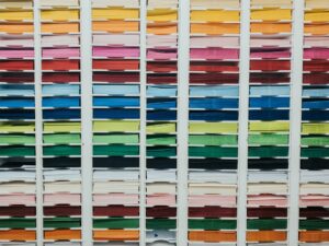 Photo closet organization