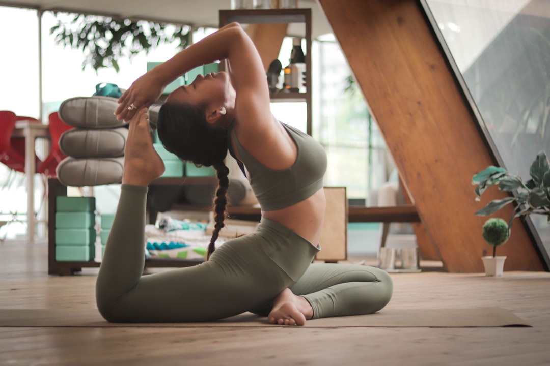 Photo yoga mat, meditation cushion