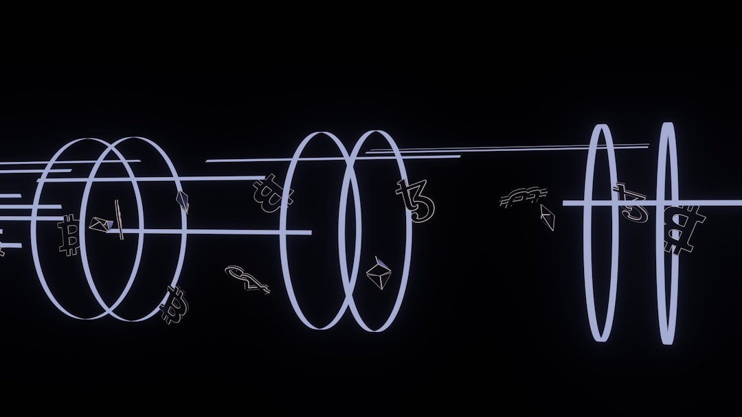 Photo Blockchain: Cryptocurrency Artificial Intelligence: Robot